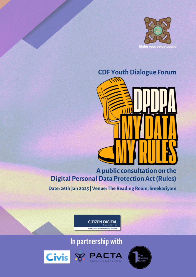 Report – YDF My Data My Rules (DPDPA) - Citizen Digital Foundation
